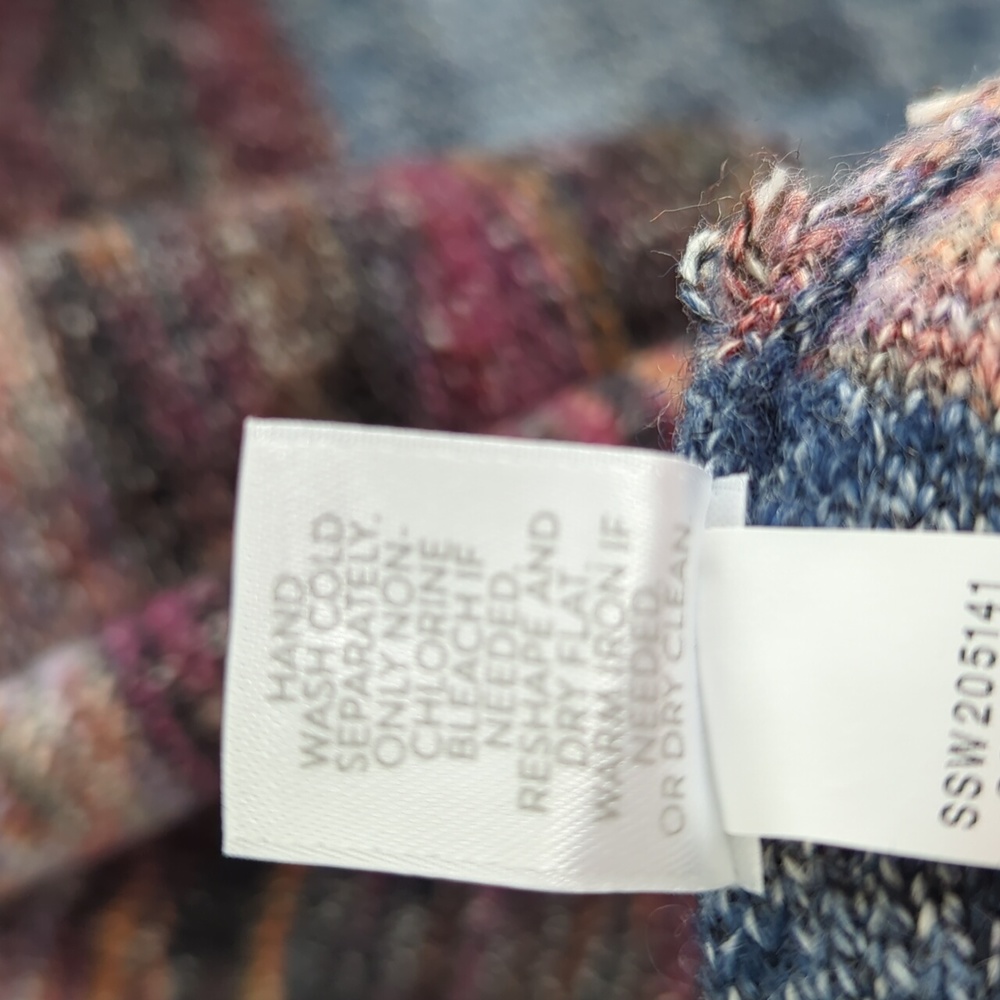 J. Jill - Cotton Striped Space Dyed Duster Sweater - Picture 8 of 10
